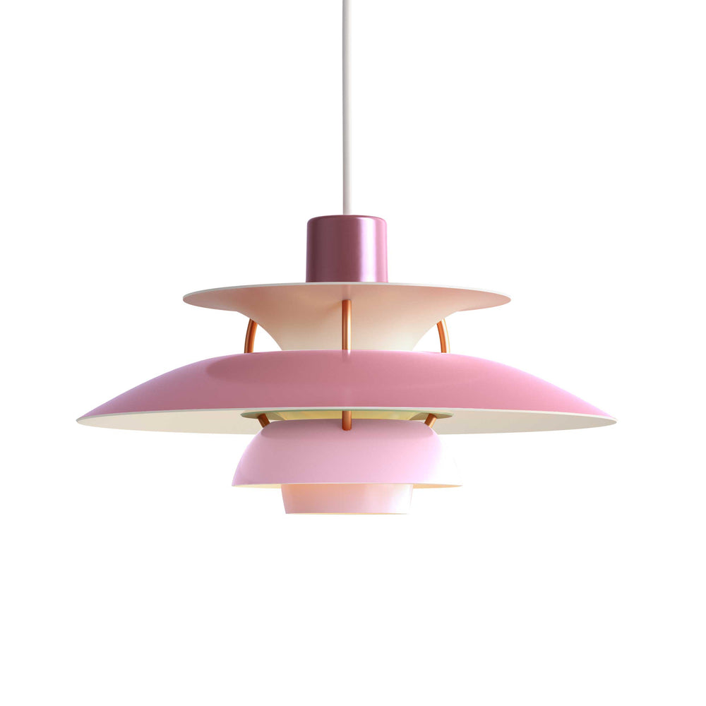 Louis Poulsen - PH 5 Mini Pendelleuchte | rosa