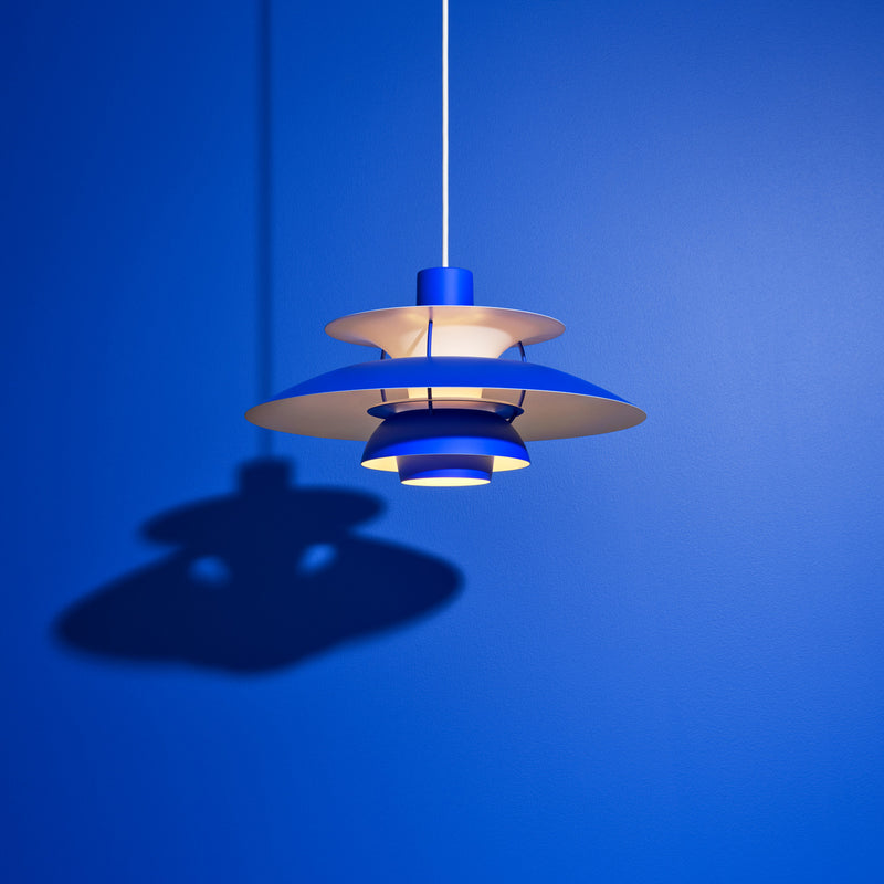 Louis Poulsen - PH 5 Pendelleuchte | monochrome blue