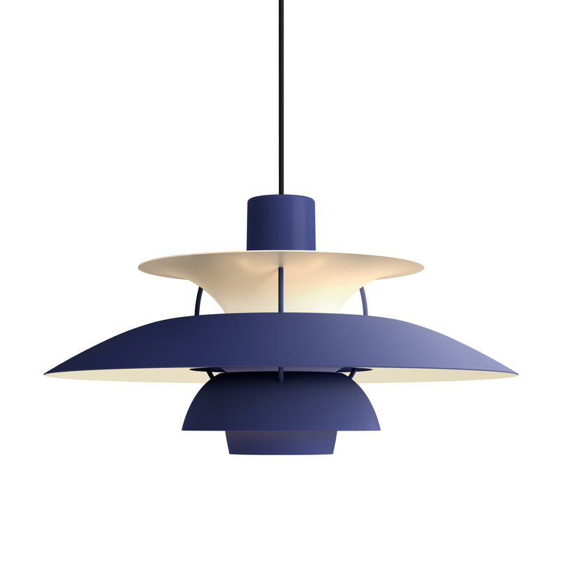 Louis Poulsen - PH 5 Pendelleuchte | dusty indigo