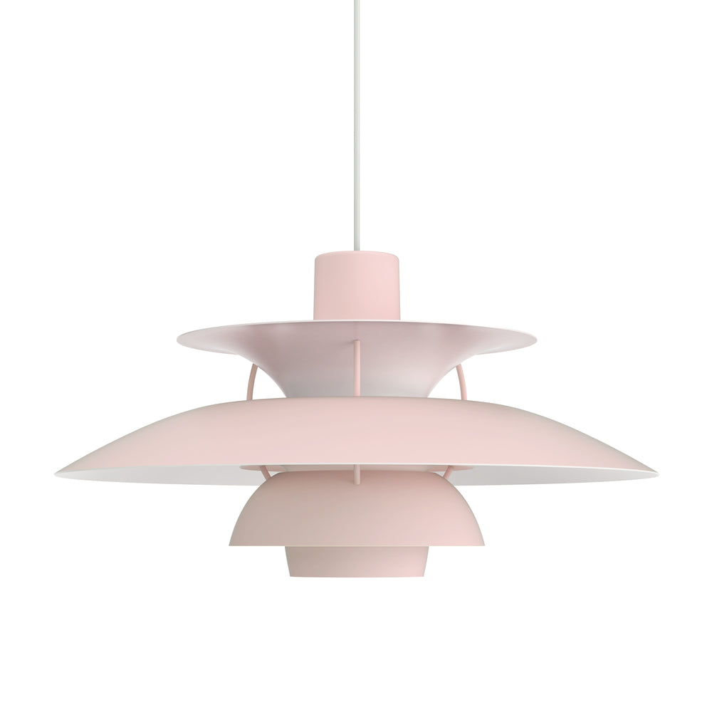 Louis Poulsen - PH 5 Pendelleuchte | blass rosa