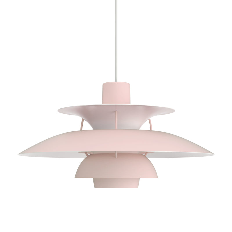 Louis Poulsen - PH 5 Pendelleuchte | blass rosa
