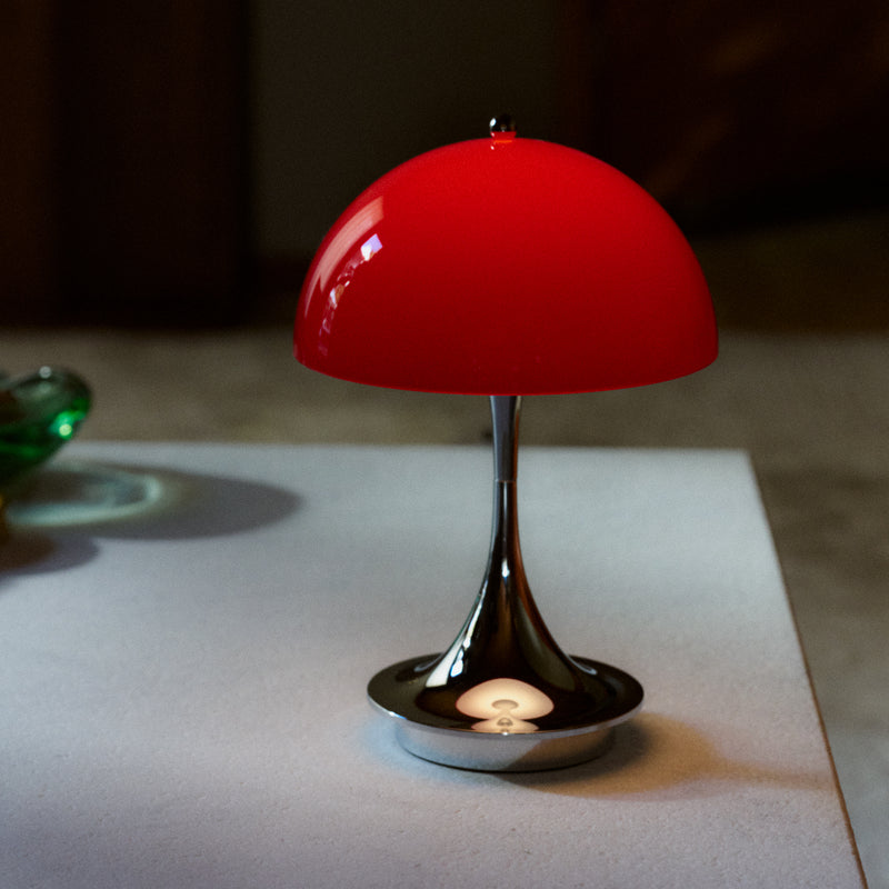 Louis Poulsen - Panthella 160 Portable Akku LED-Tischleuchte | original opal Red