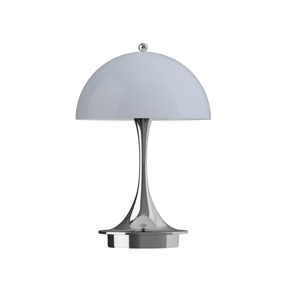 Louis Poulsen - Panthella 160 Portable Akku LED-Tischleuchte | blue grey/chrome