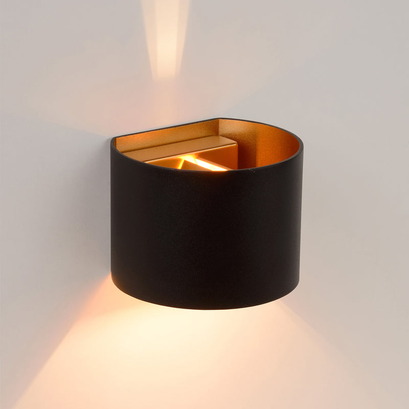 Lucide - XIO Wandleuchte LED, G9 - 1x4W, viereckig | rond / Schwarz