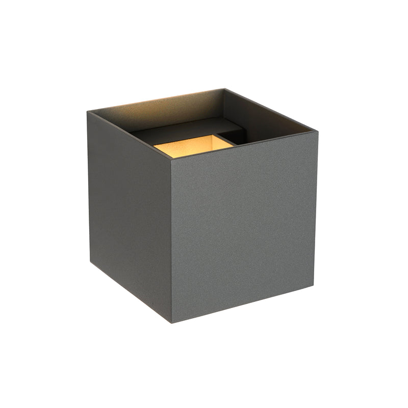 Lucide - XIO Wandleuchte LED, G9 - 1x4W, viereckig | vierkant / Grau