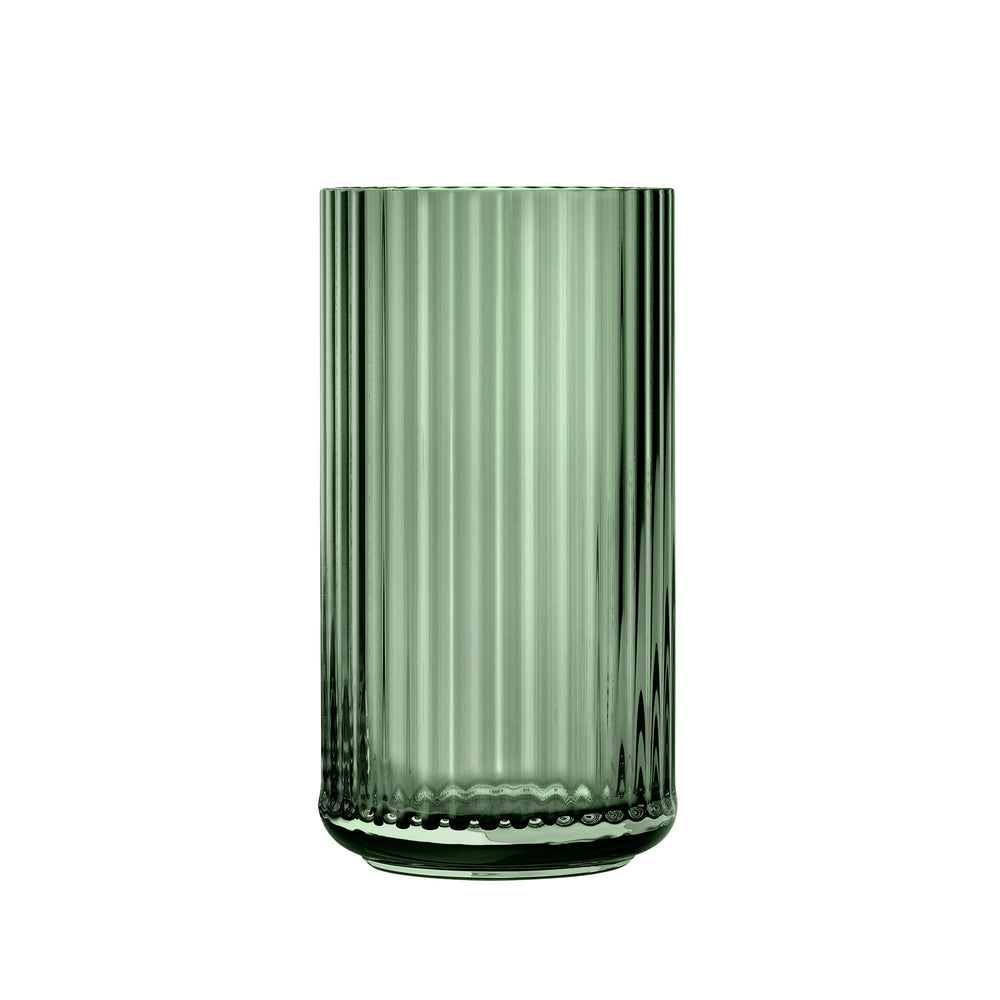 Lyngby Porcelæn - Glasvase H 20 cm | grün