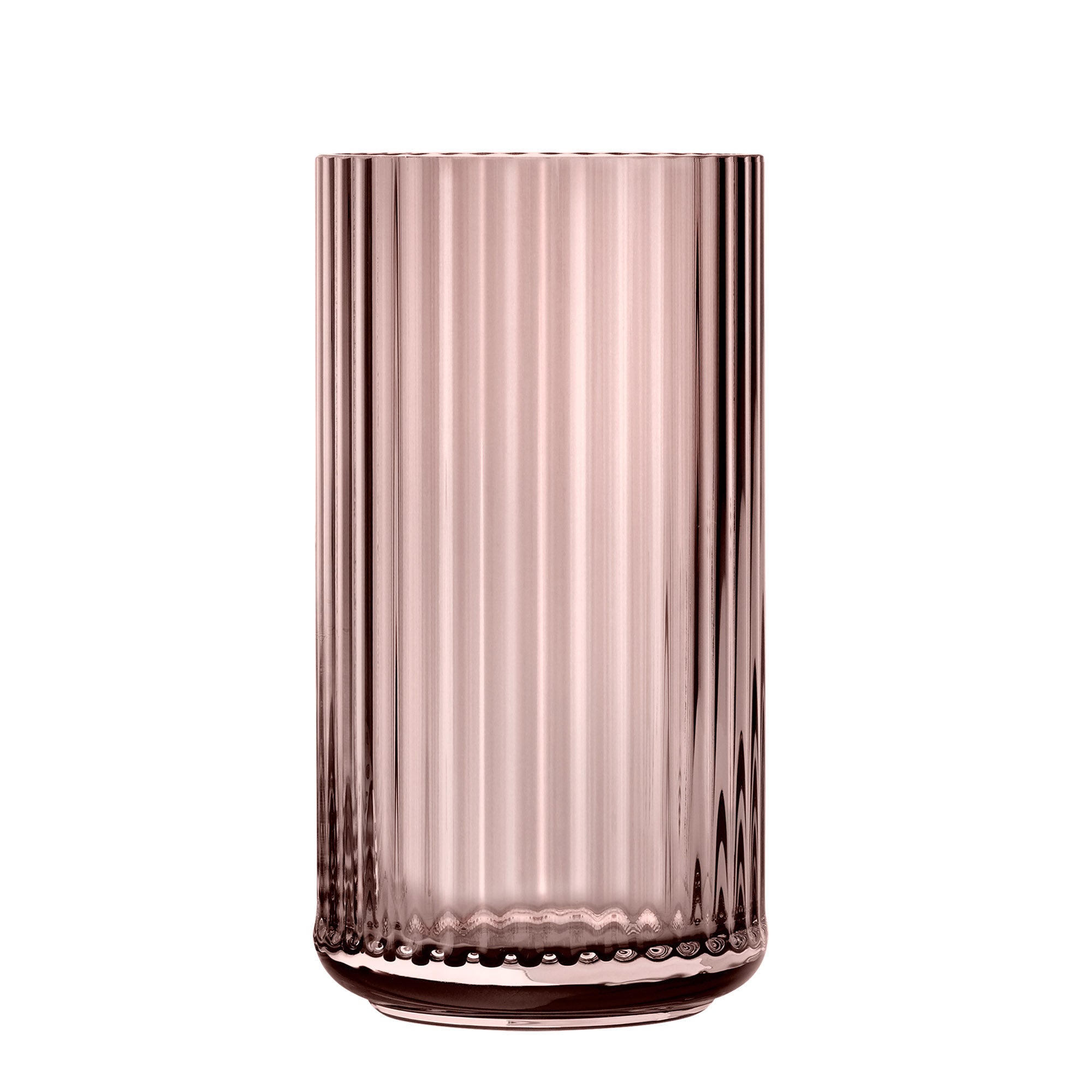 Lyngby Porcelæn - Glasvase H 31 cm | burgundy
