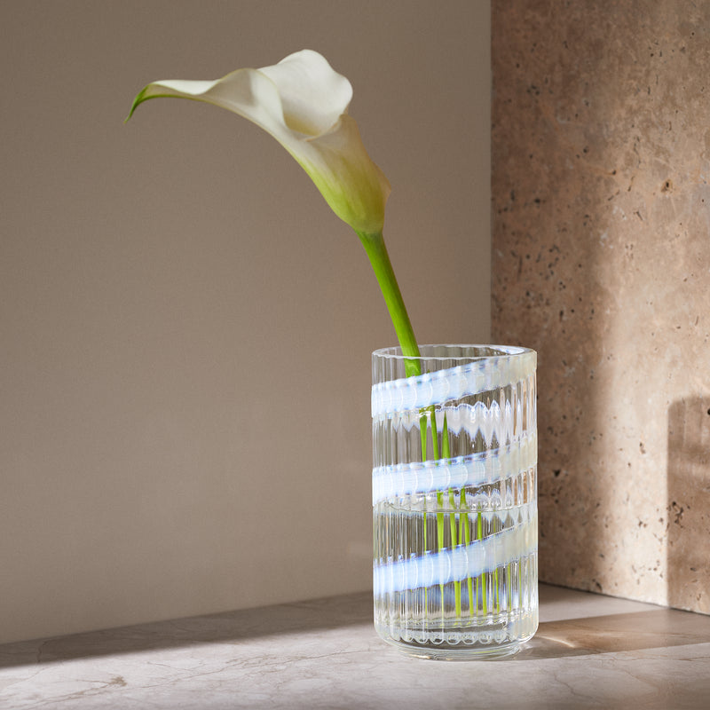 Lyngby Porcelæn - Glasvase H 38 cm