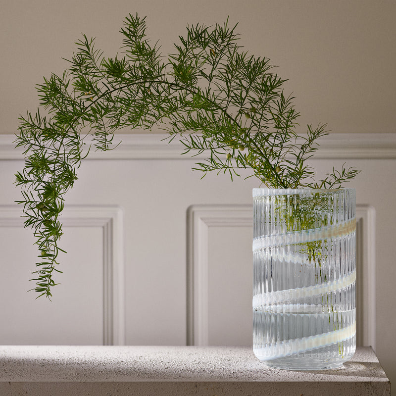 Lyngby Porcelæn - Glasvase H 20 cm