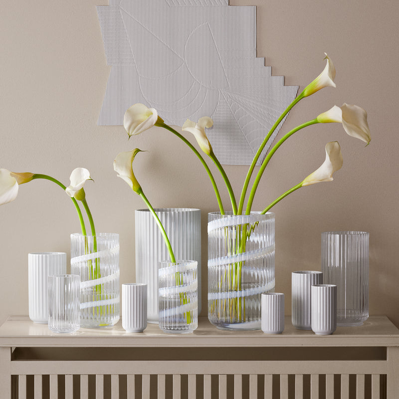 Lyngby Porcelæn - Glasvase H 20 cm