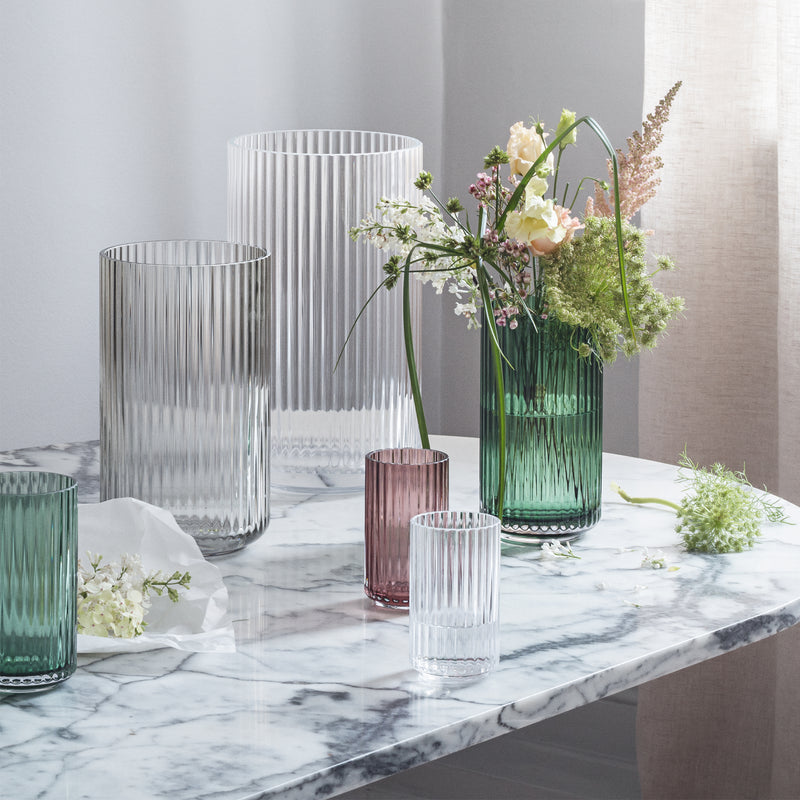 Lyngby Porcelæn - Glasvase H 25 cm