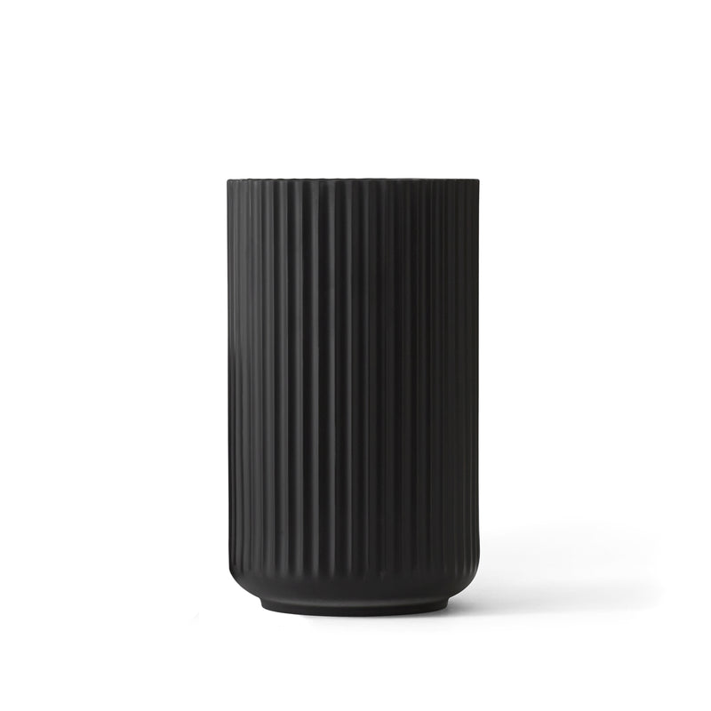 Lyngby Porcelæn - Lyngbyvase (bunt) | H 15 cm / schwarz