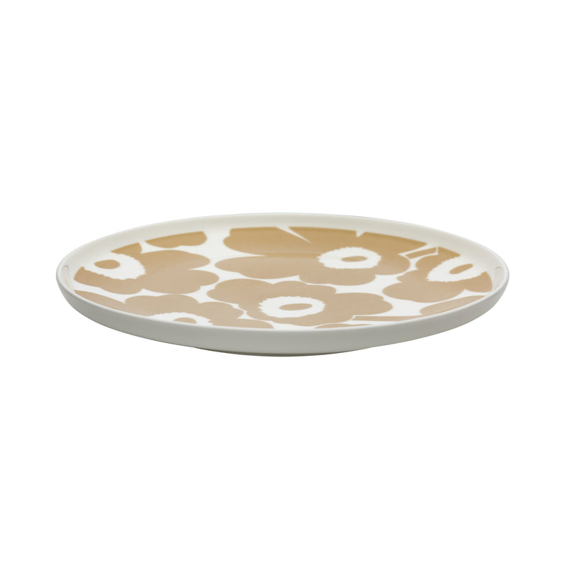 Marimekko - Oiva Unikko Teller Ø 25 cm | weiß/beige