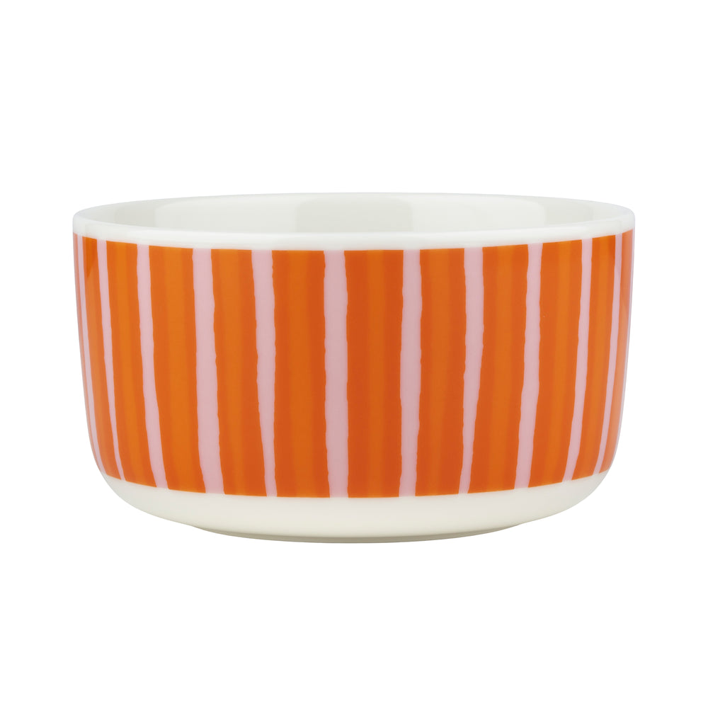 Marimekko - Oiva Piccolo Schale | white/pink/orange