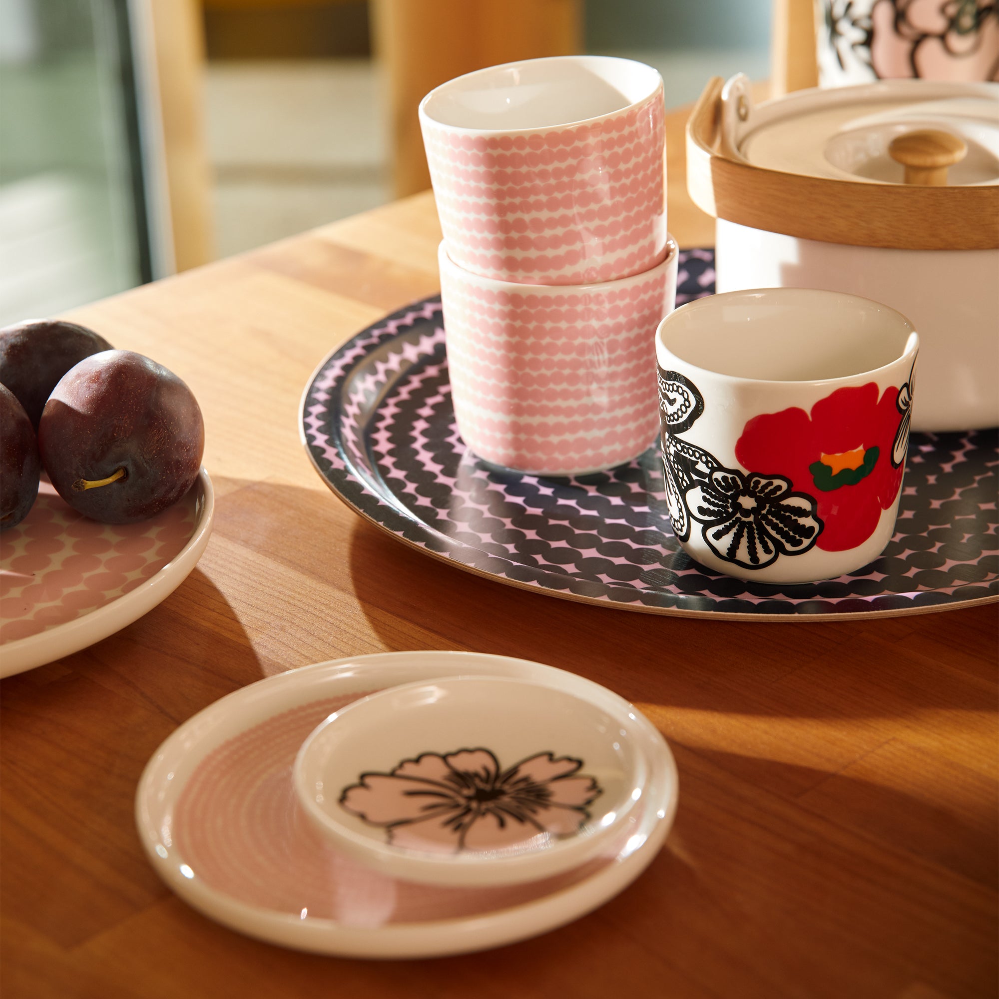 Marimekko - Räsymatto Tablett rund