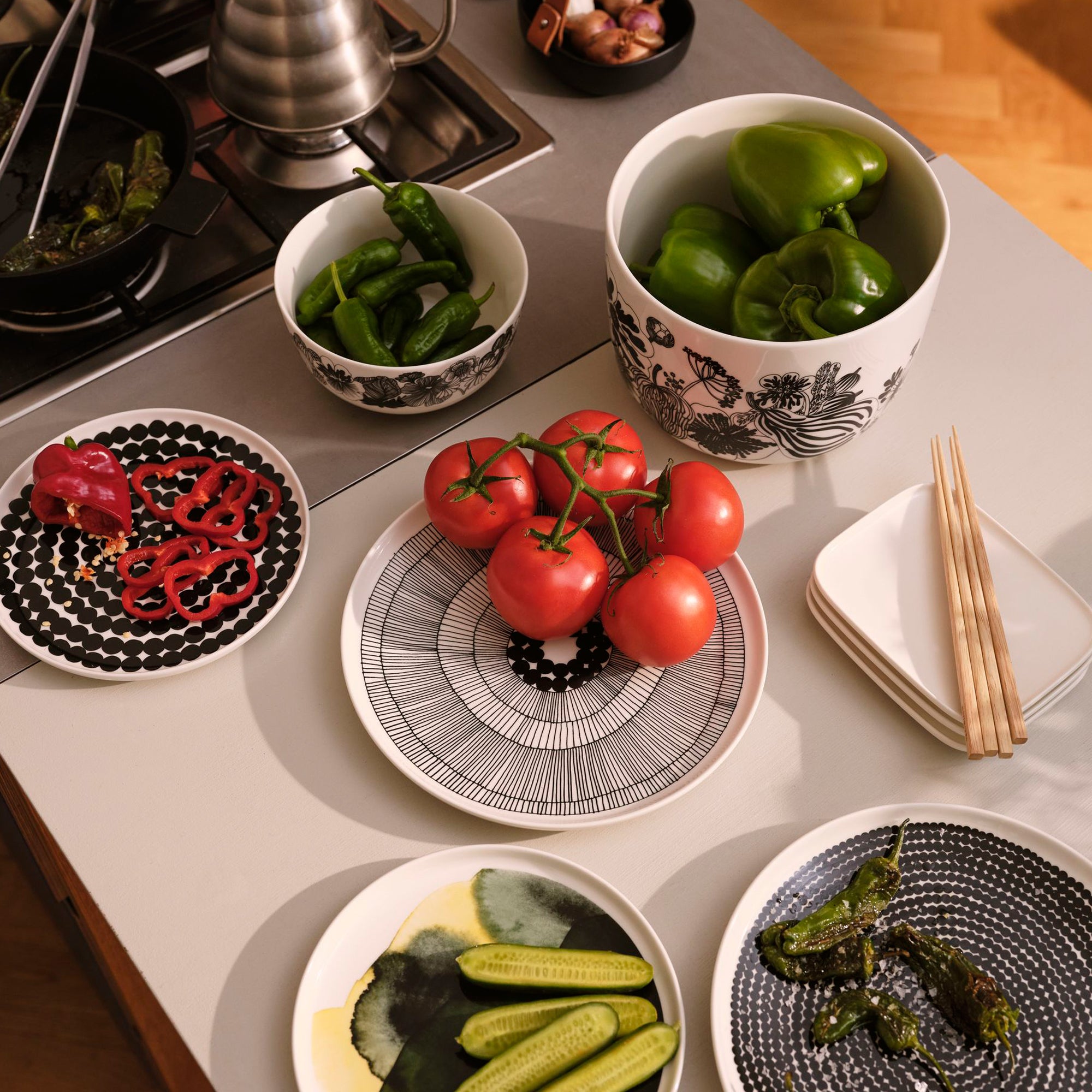 Marimekko - Oiva Siirtolapuutarha Schale 900 ml
