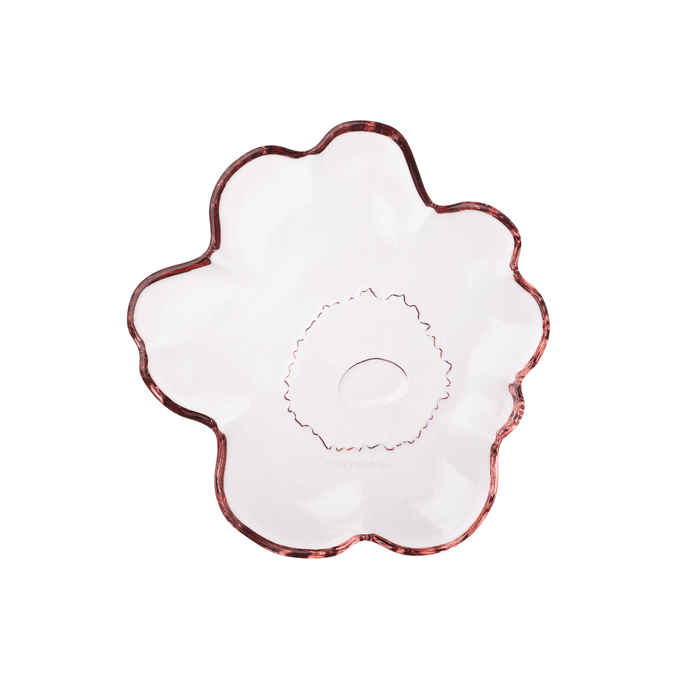 Marimekko - Unikko Glasteller | 13 cm / pink