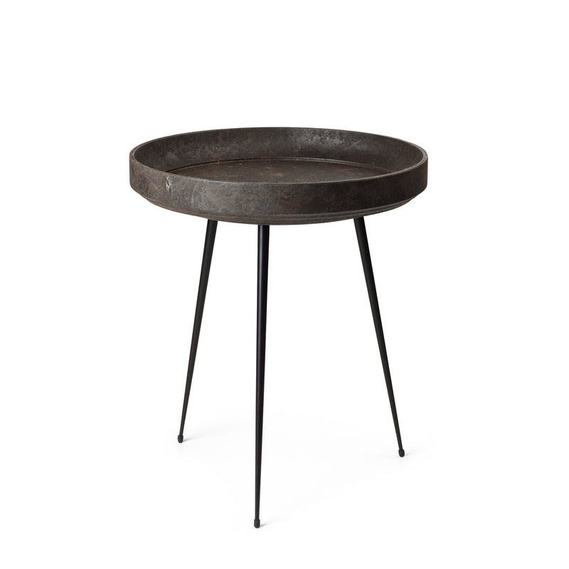 Mater - Bowl Table | medium / schwarz (Coffee Waste Edition)