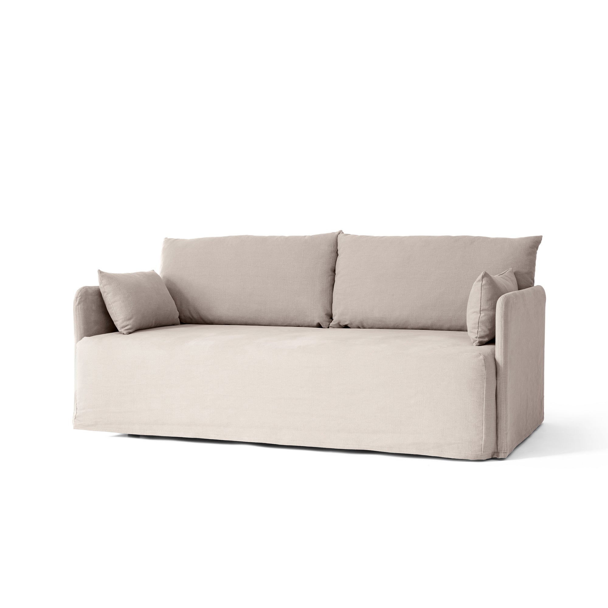 Audo - Offset Sofa mit abnehmbarem Bezug | Cotlin oat / 2-Sitzer