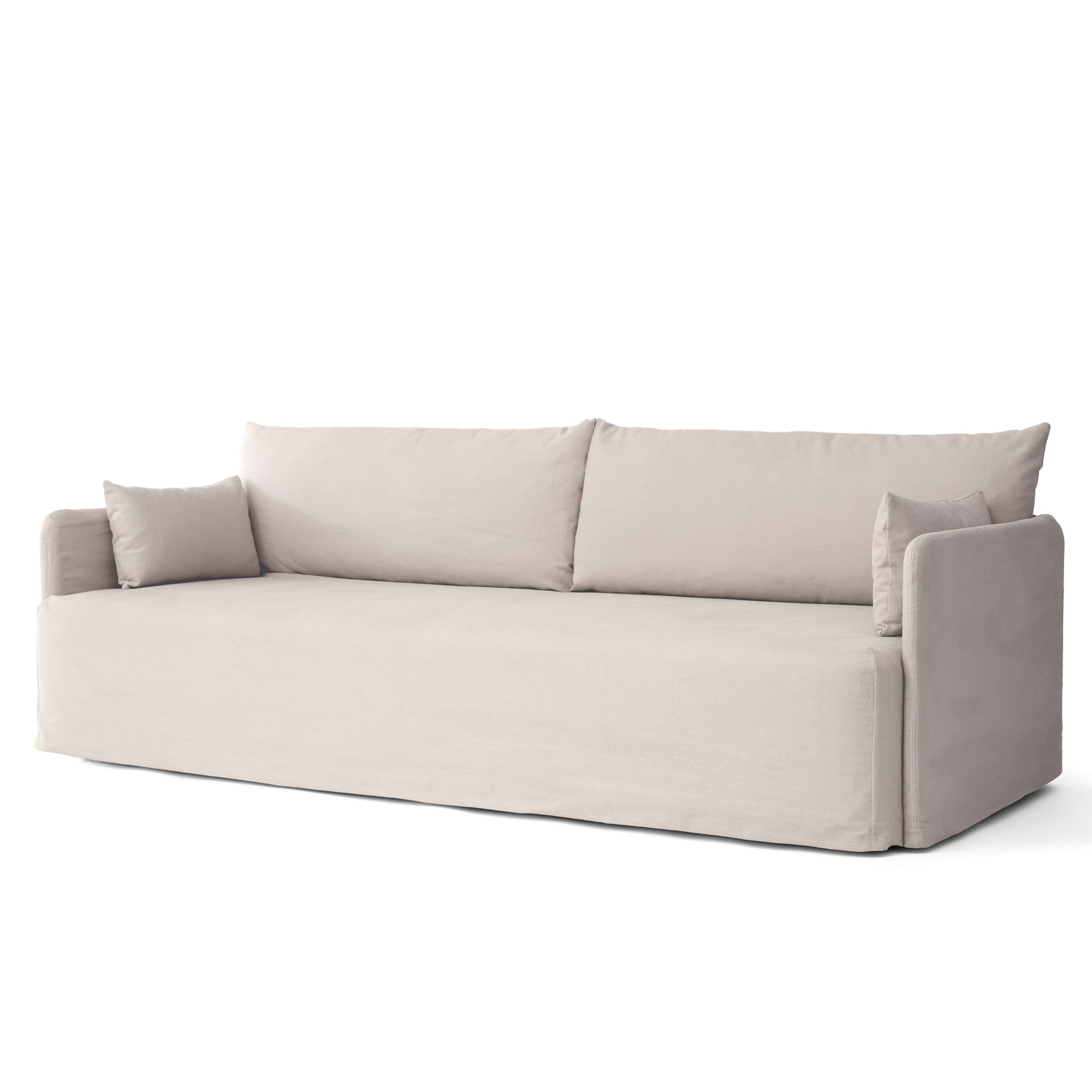 Audo - Offset Sofa mit abnehmbarem Bezug | Cotlin oat / 3-Sitzer