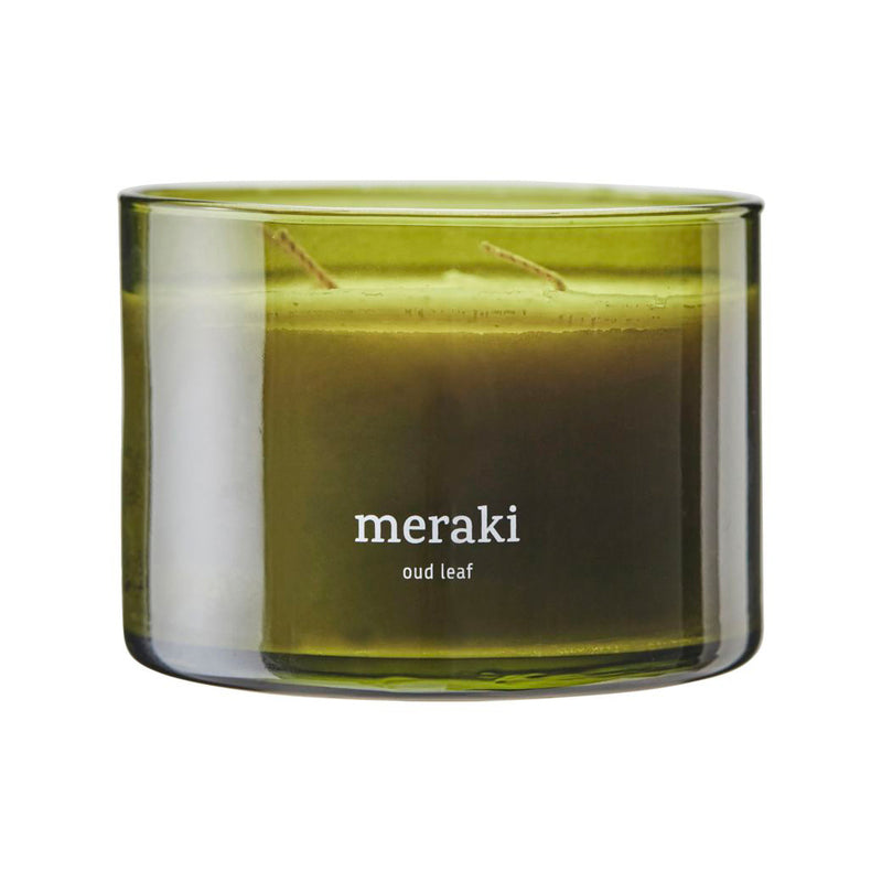 Meraki - Duftkerze | single / Ø 10 cm / Oud leaf