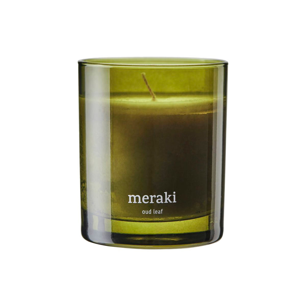 Meraki - Duftkerze | single / Ø 8 cm / Oud leaf
