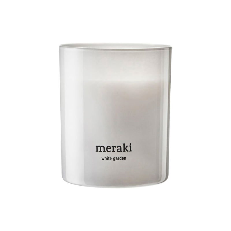 Meraki - Duftkerze | single / Ø 8 cm / White garden