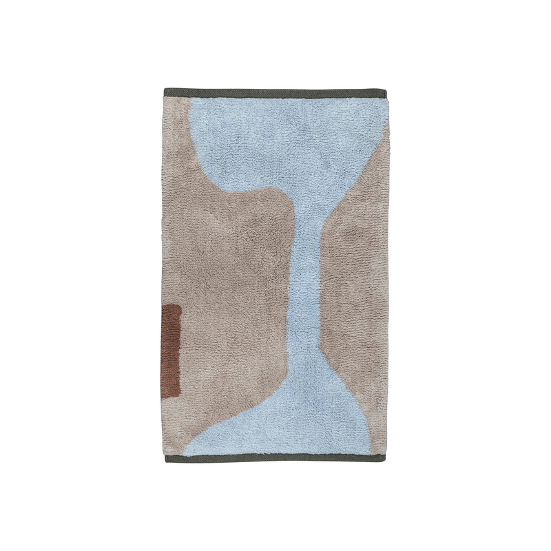 Mette Ditmer - Figura Teppich | 80 x 50 cm / hellblau