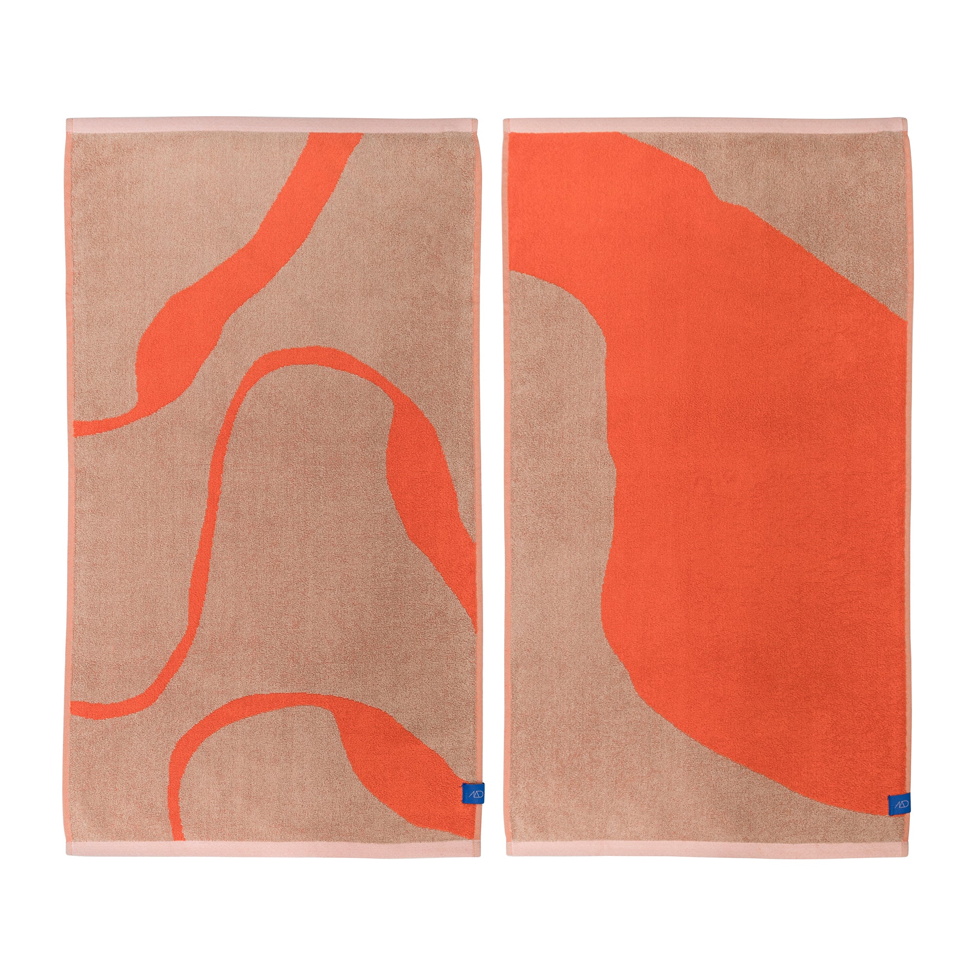 Mette Ditmer - Nova Arte Handtuch | latte/orange
