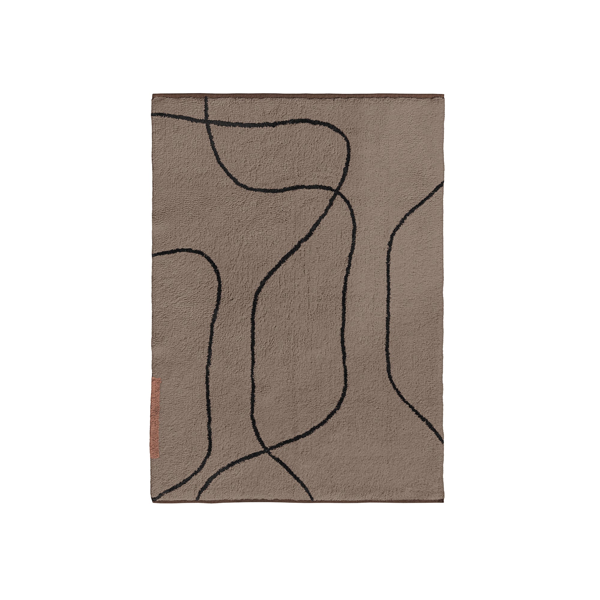 Mette Ditmer - Shadow Teppich | 100 x 140 cm / braun