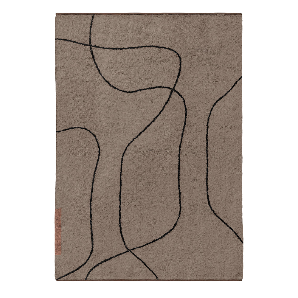 Mette Ditmer - Shadow Teppich | 140 x 200 cm / braun