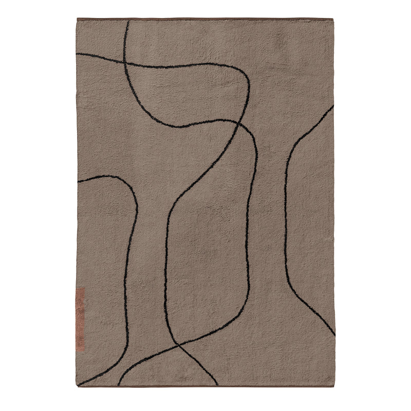Mette Ditmer - Shadow Teppich | 140 x 200 cm / braun