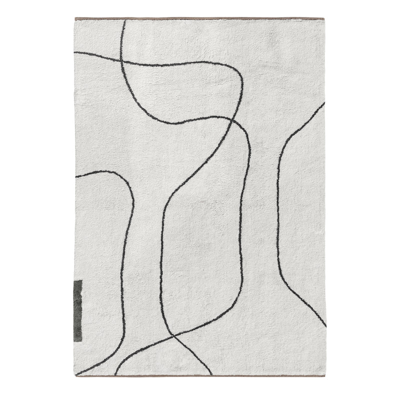 Mette Ditmer - Shadow Teppich | 140 x 200 cm / off-white