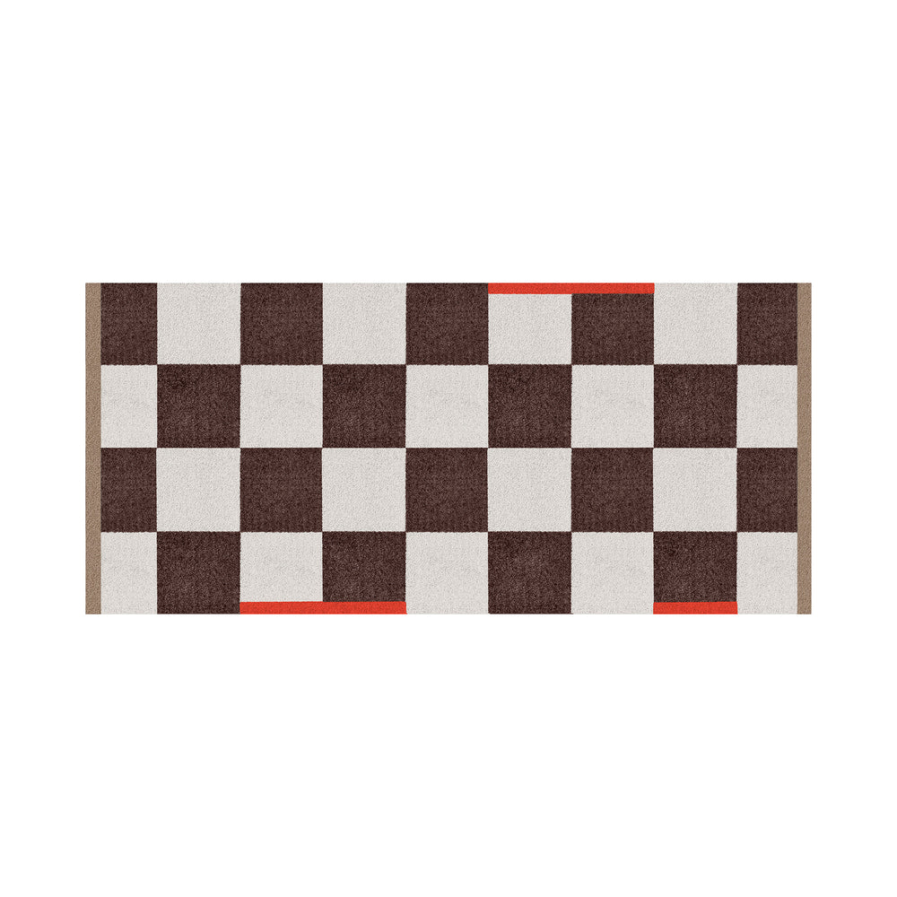 Mette Ditmer - Square Fußmatte | 70 x 150 cm / braun