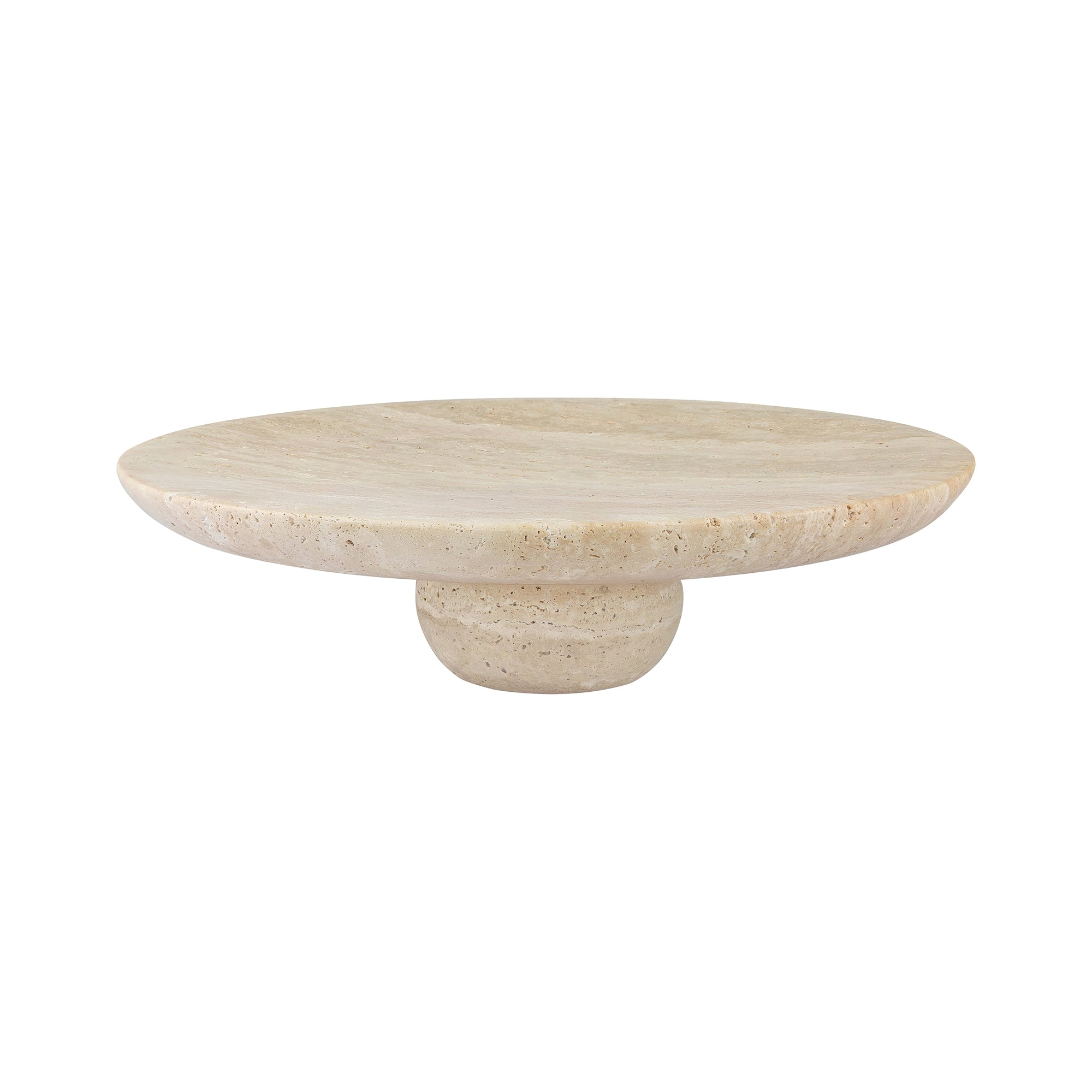 Mette Ditmer - Travertine Pedestal Tablett | 
