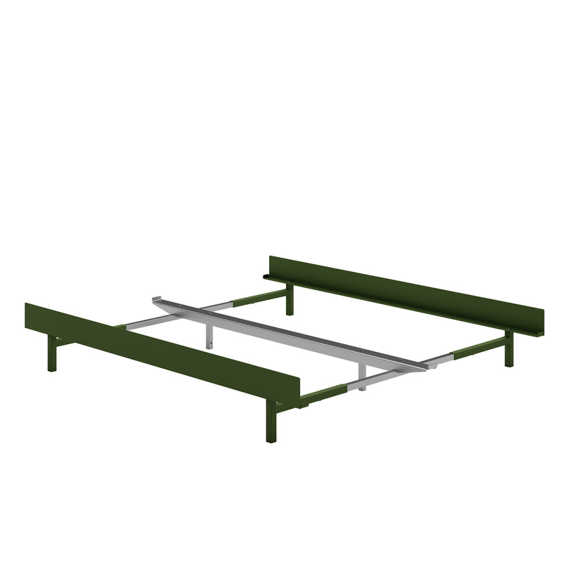 Moebe - Ausziehbett | Höhe 29 cm / pine green