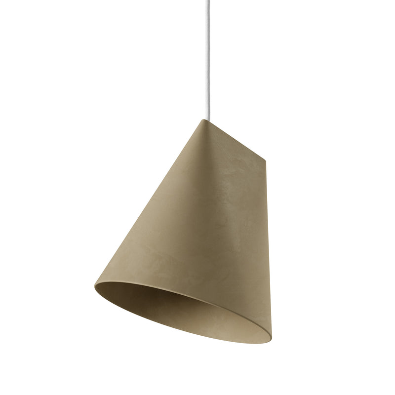 Moebe - Ceramic Pendelleuchte | wide / olive