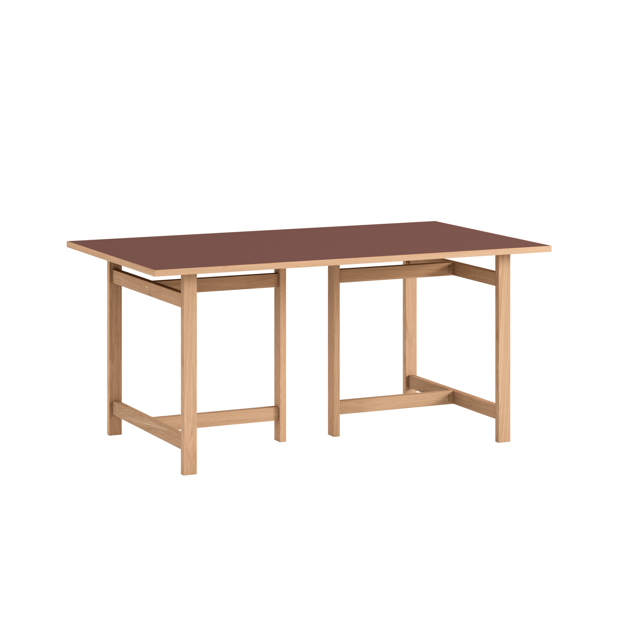 Moebe - Esstisch | 160 cm / Burgundy
