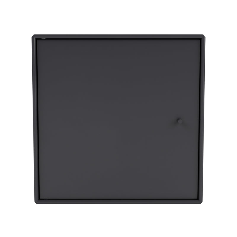 Montana - Mini Regalmodul mit Tür | anthrazit