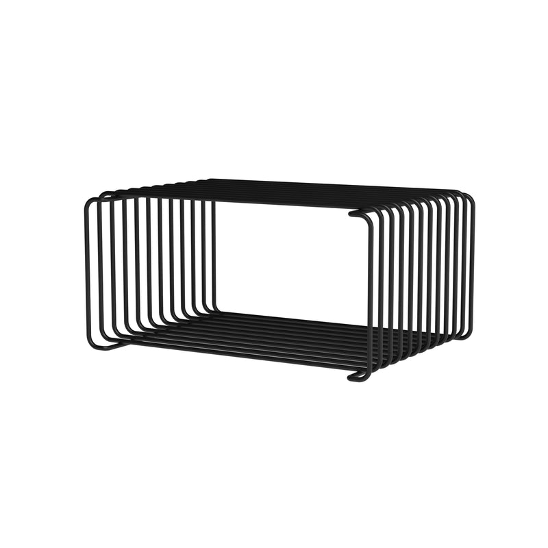 Montana - Panton Wire Half Height Regal | 25,7 cm / schwarz