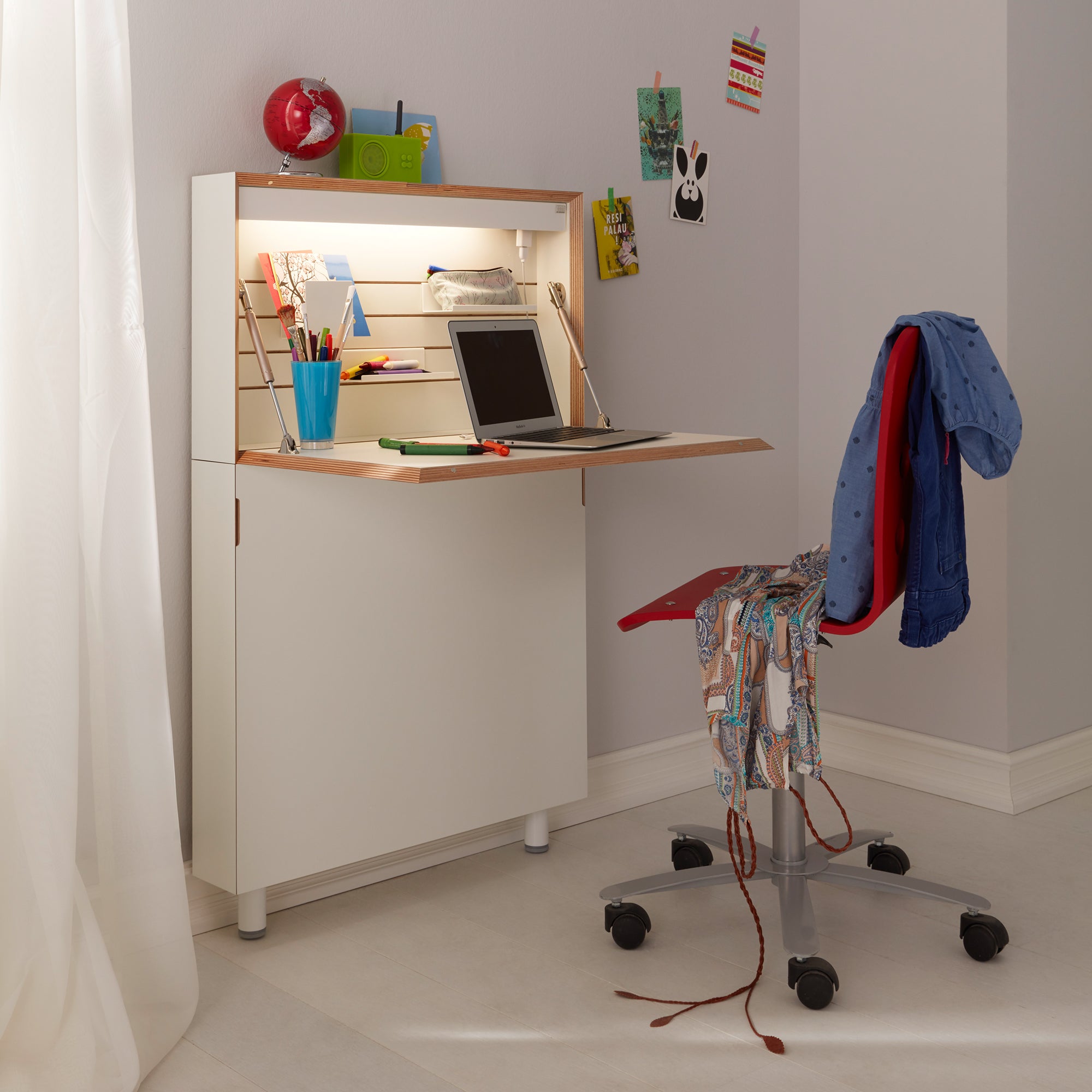 Müller Small Living - Flatmate Sekretär | weiß