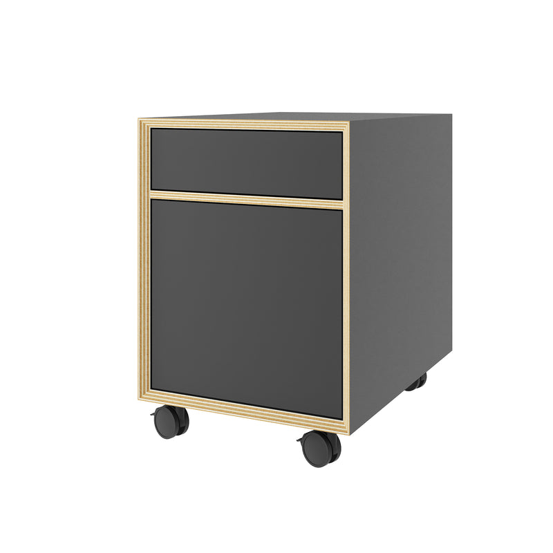 Müller Small Living - Bridge Container | Tür rechts / anthrazit