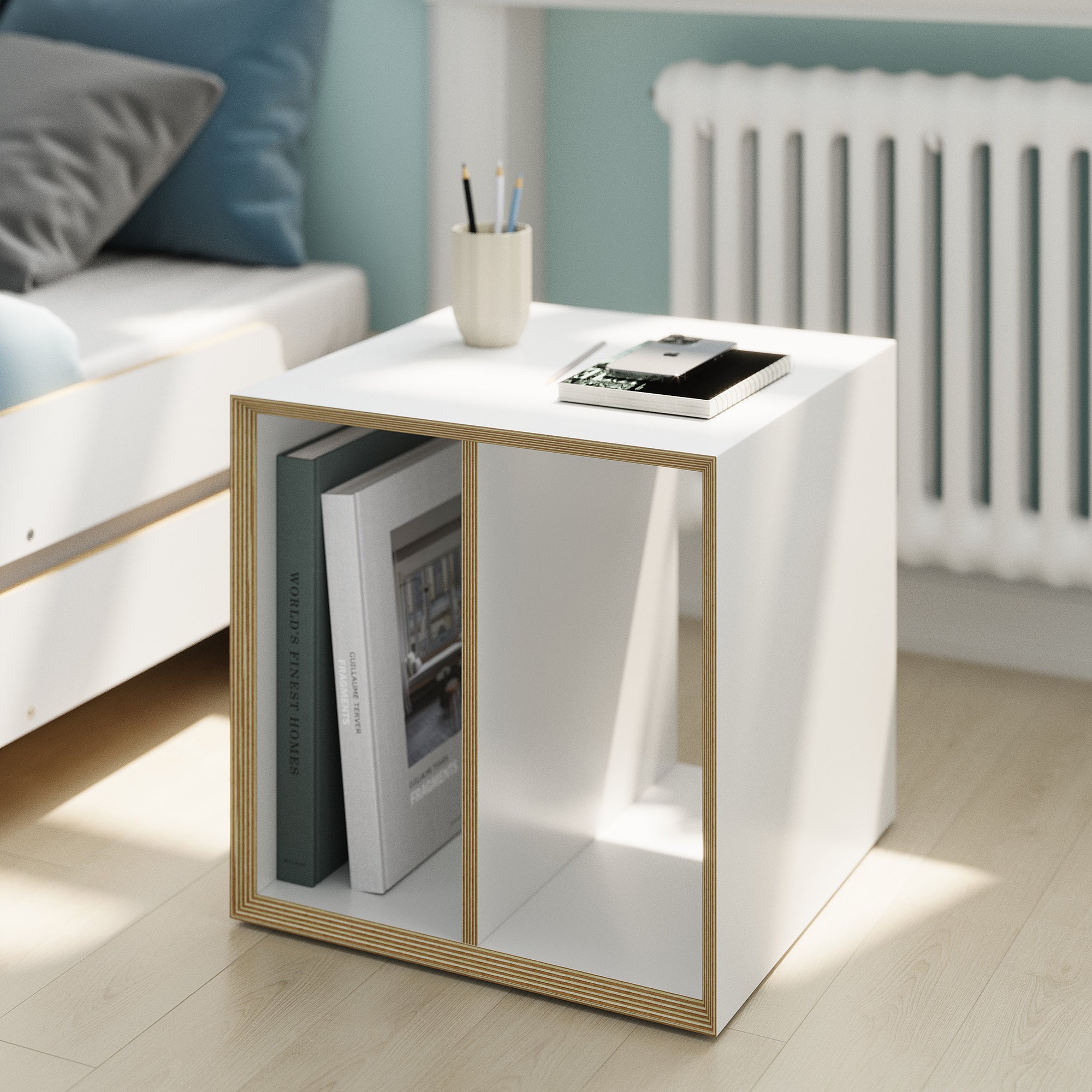 Müller Small Living - Vertiko Dice Beistelltisch | weiß