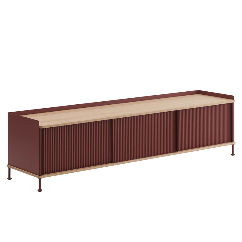 Muuto - Enfold Sideboard | 186 x 45 cm / dunkelrot