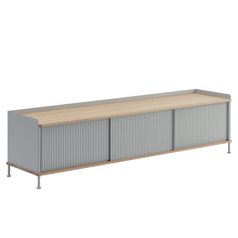 Muuto - Enfold Sideboard | 186 x 45 cm / hellgrau