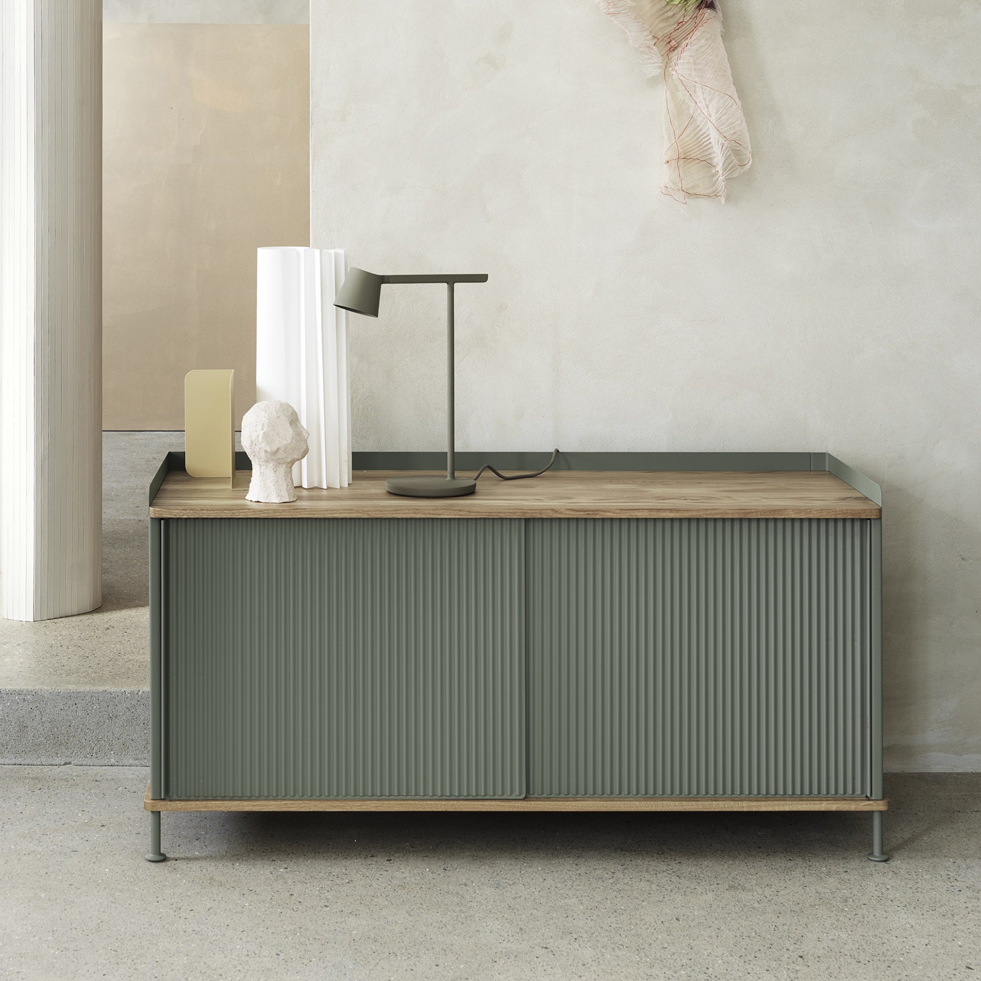 Muuto - Enfold Sideboard | 125 x 62 cm / nebelgrün