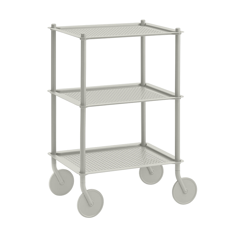 Muuto - Flow Beistellwagen | 3 Etagen / grau