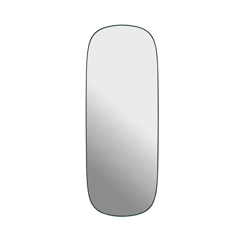Muuto - Framed Mirror | 118 x 44,5 cm / dunkelgrün/klar