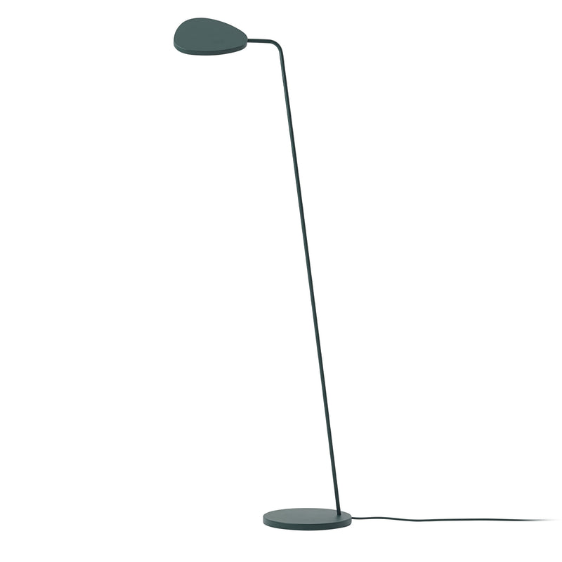 Muuto - Leaf LED-Stehleuchte | dunkelgrün