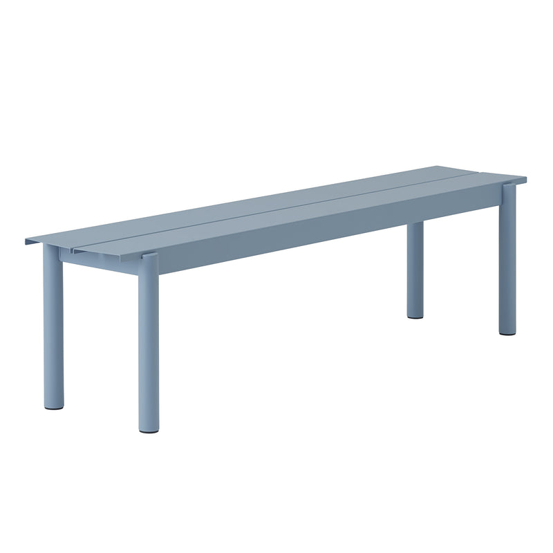 Muuto - Linear Steel Bank | 170 cm / hellblau